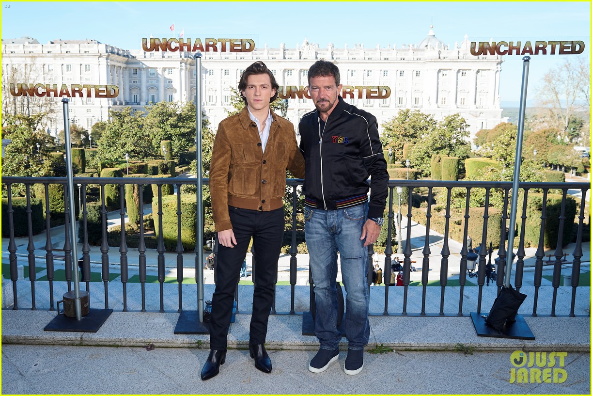 tom holland uncharted madrid photo call 10