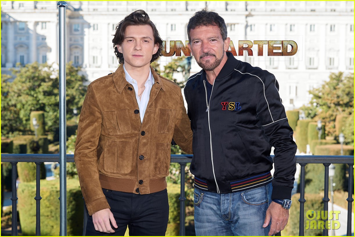 tom holland uncharted madrid photo call 11