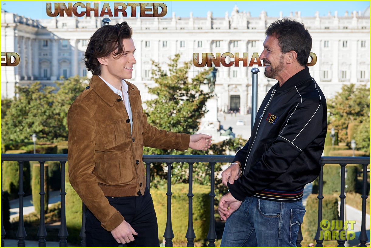 tom holland uncharted madrid photo call 13