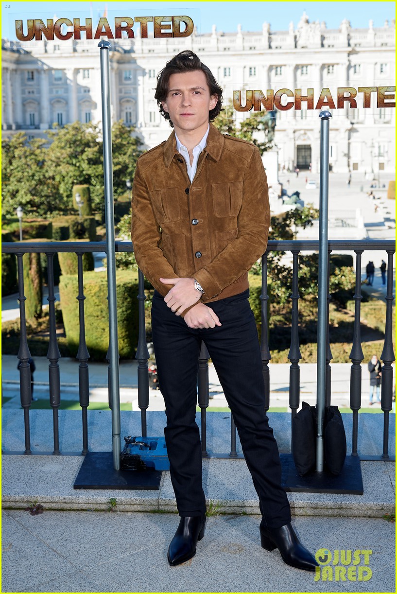 tom holland uncharted madrid photo call 21