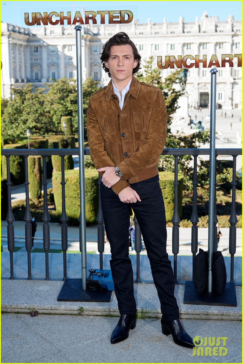 tom holland uncharted madrid photo call 23