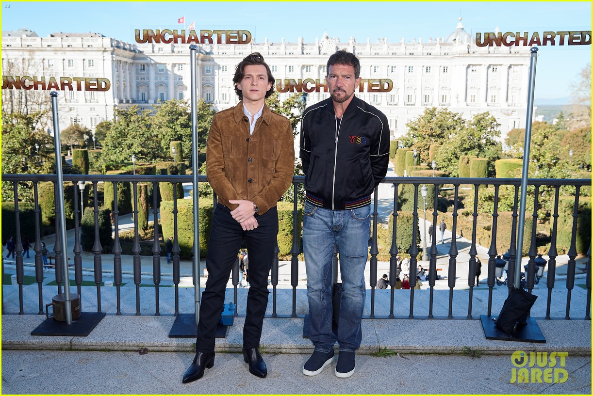 tom holland uncharted madrid photo call 25