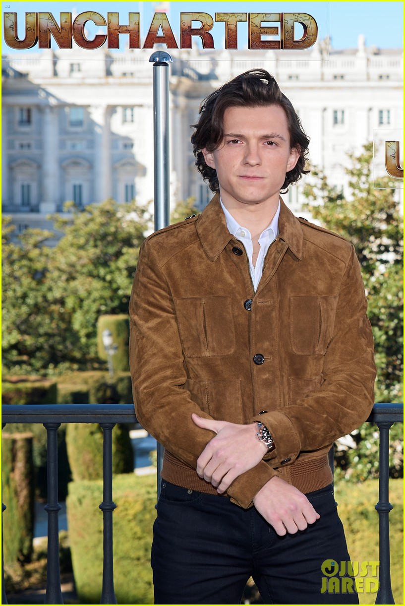 tom holland uncharted madrid photo call 27