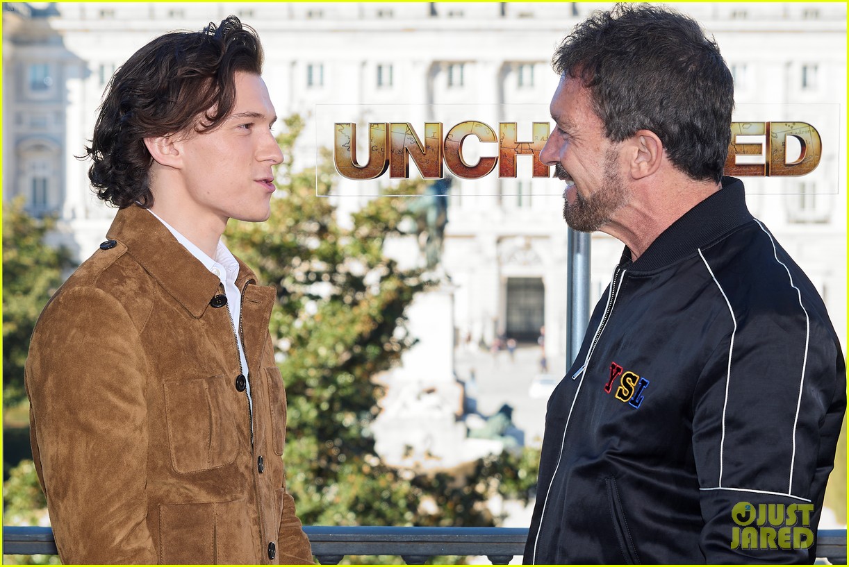 tom holland uncharted madrid photo call 29