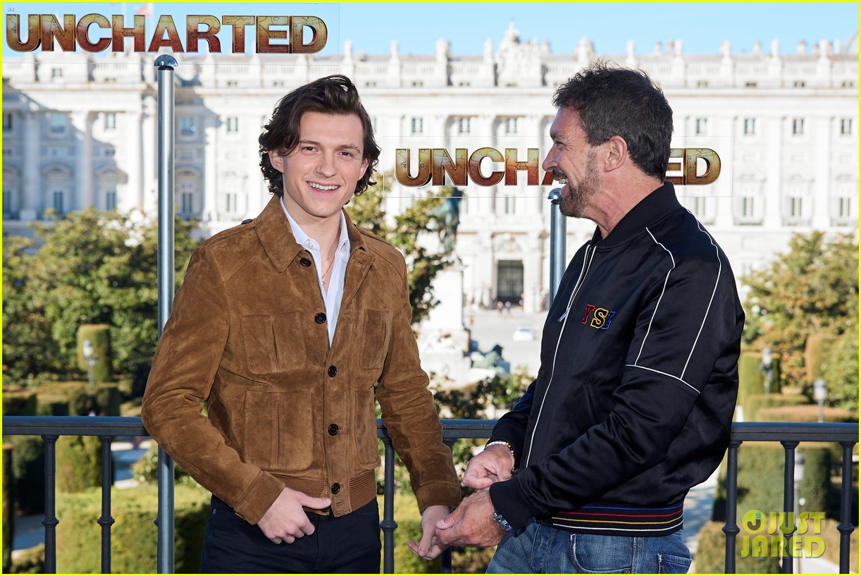 tom holland uncharted madrid photo call 33