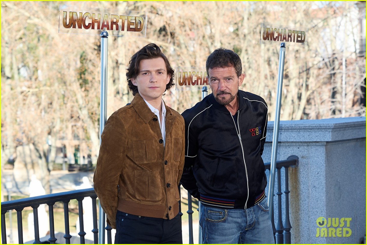 tom holland uncharted madrid photo call 35