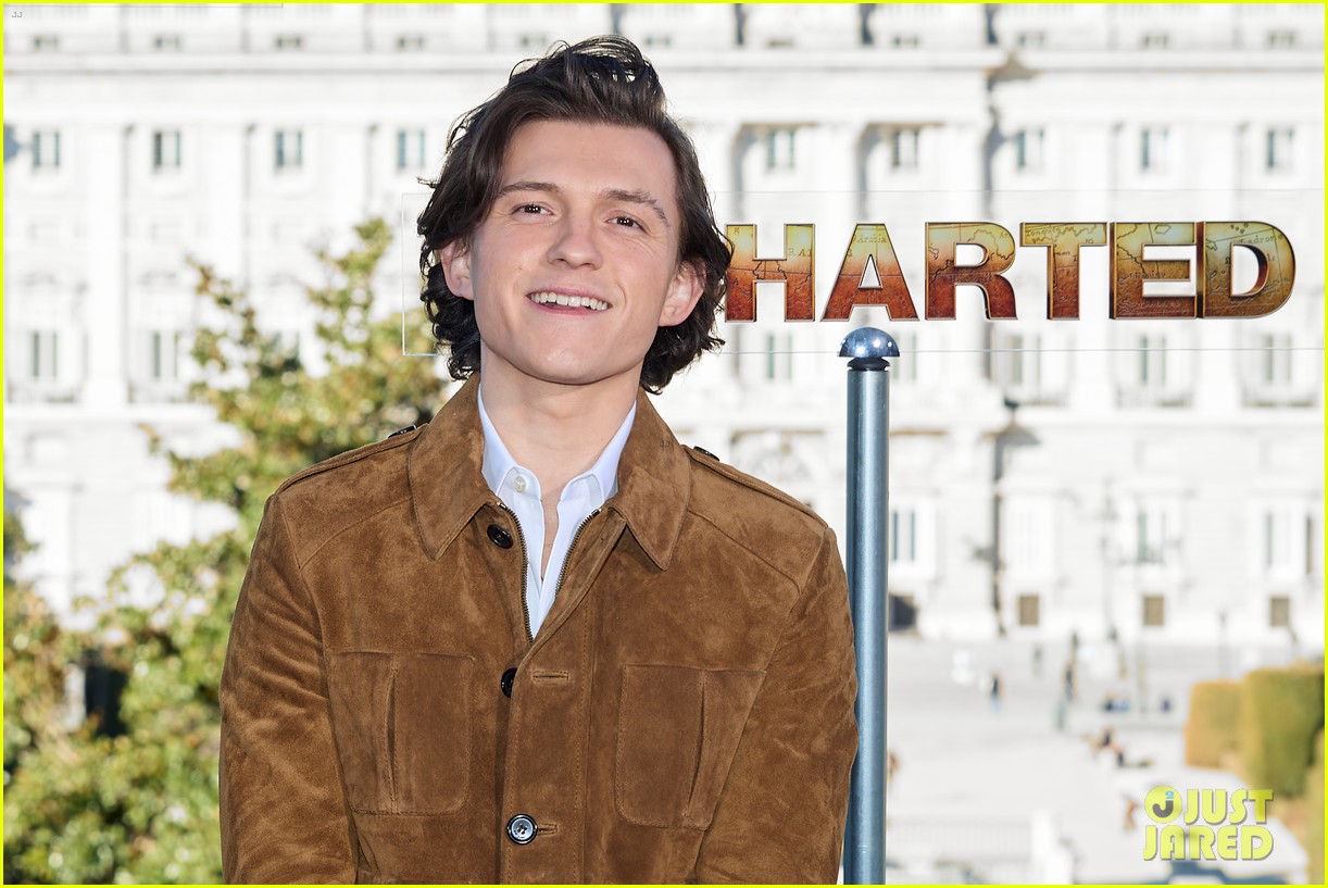 tom holland uncharted madrid photo call 39