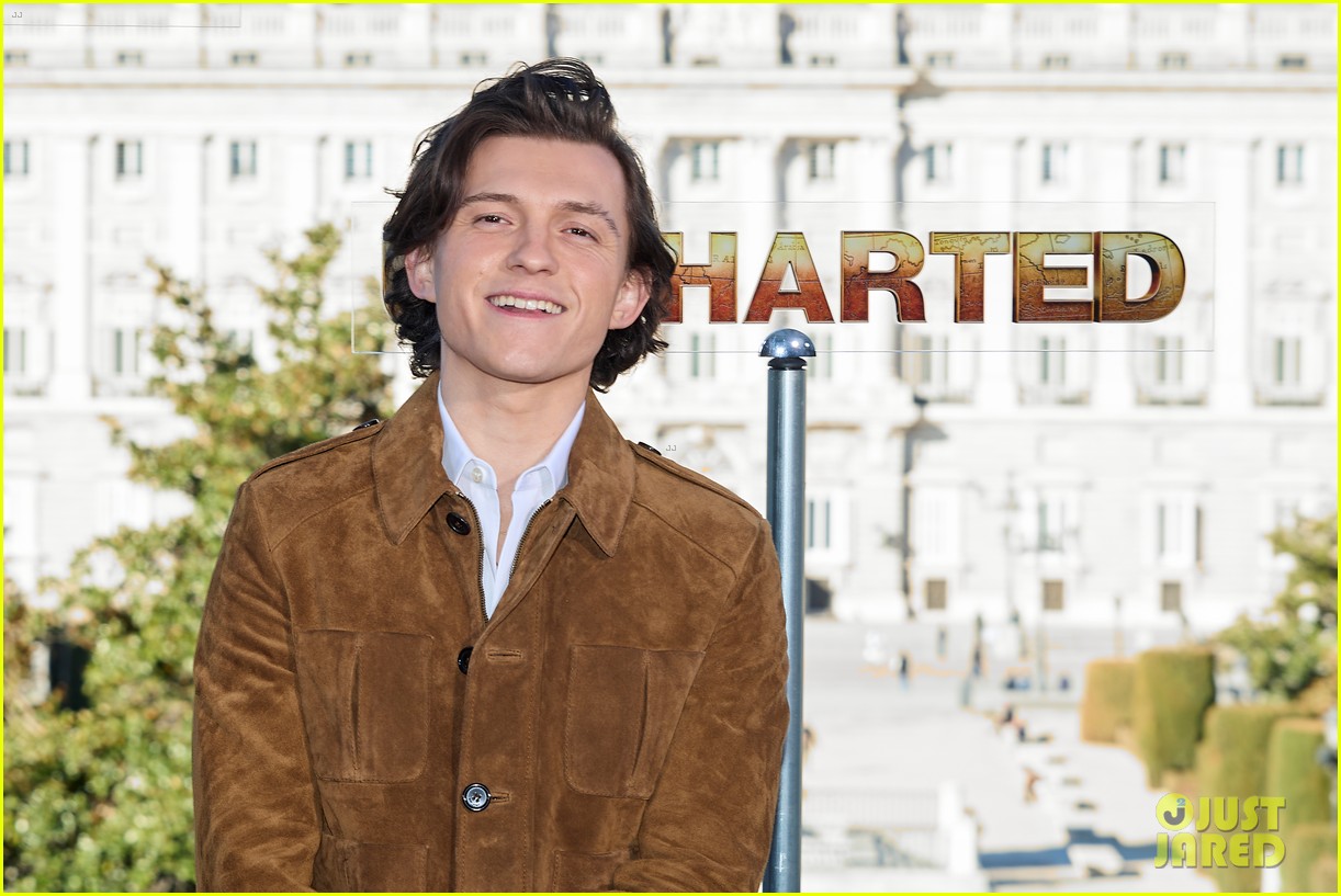 tom holland uncharted madrid photo call 49