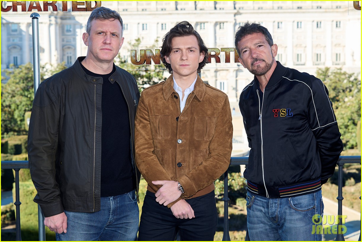 tom holland uncharted madrid photo call 56