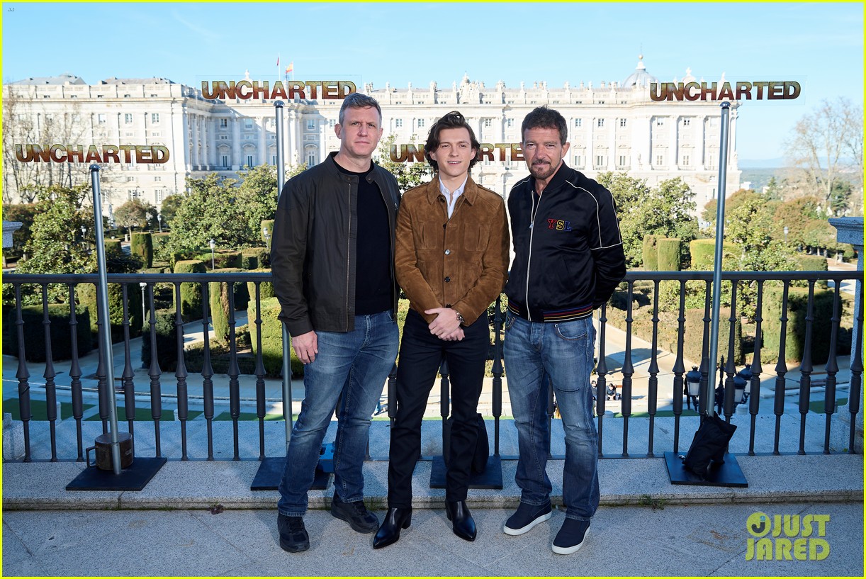 tom holland uncharted madrid photo call 60