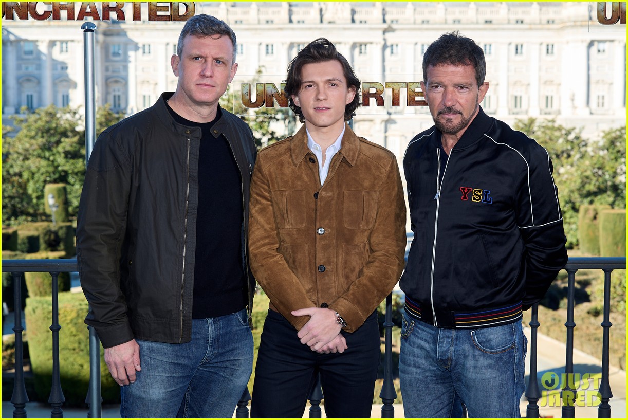 tom holland uncharted madrid photo call 61