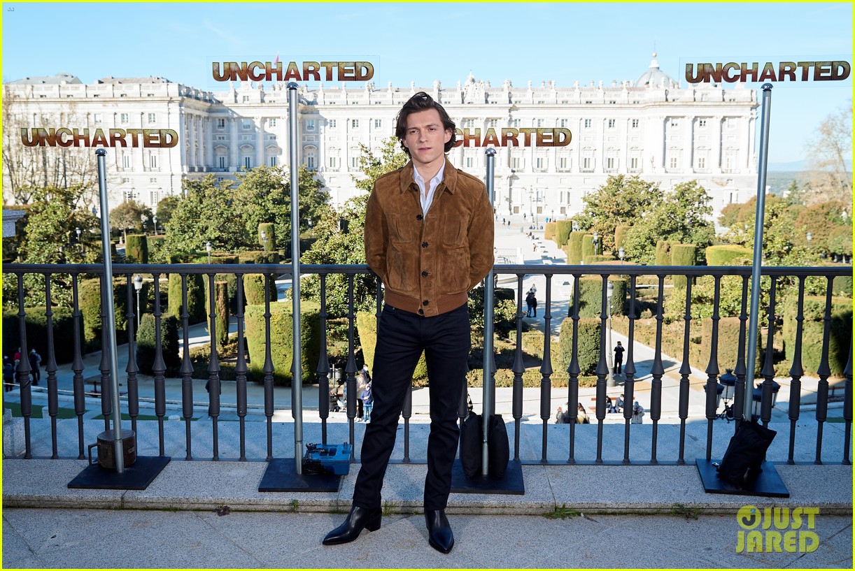 tom holland uncharted madrid photo call 66
