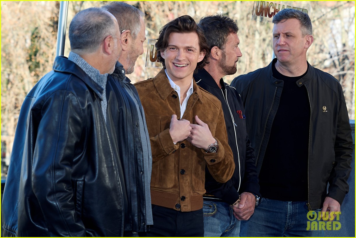 tom holland uncharted madrid photo call 70