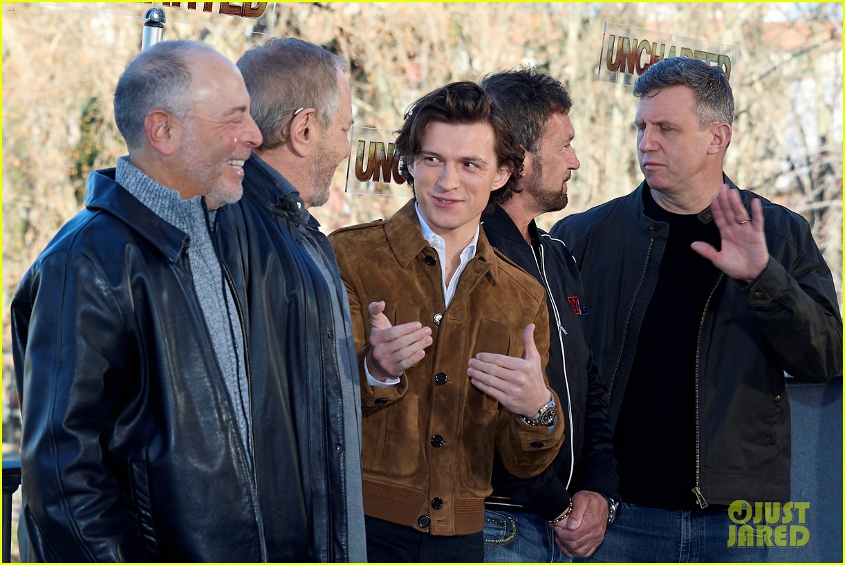 tom holland uncharted madrid photo call 74
