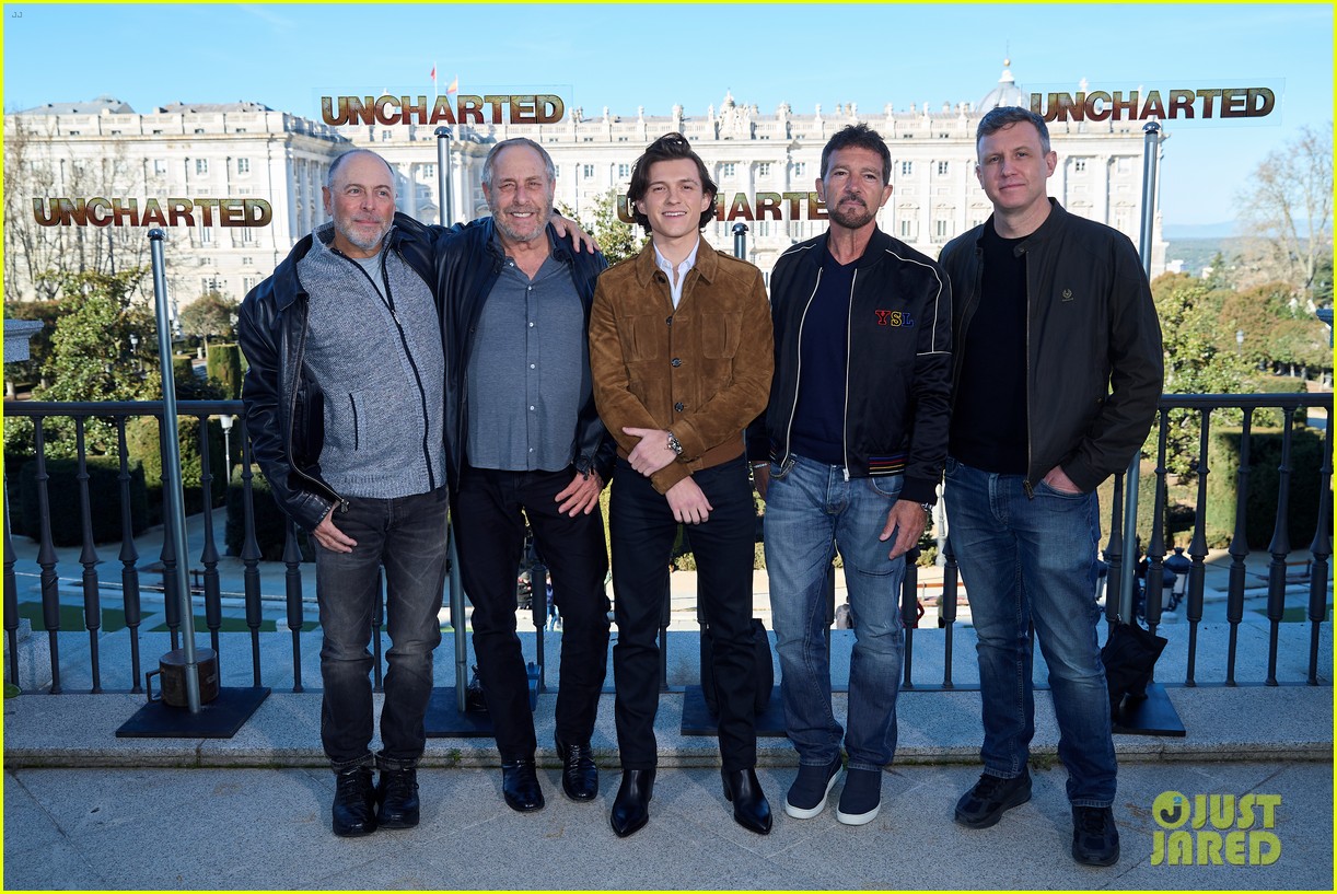 tom holland uncharted madrid photo call 75