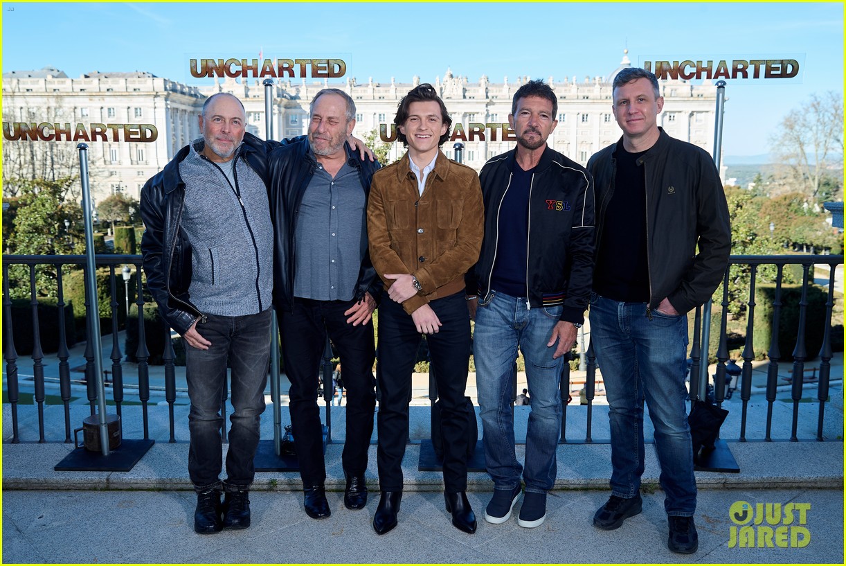 tom holland uncharted madrid photo call 76