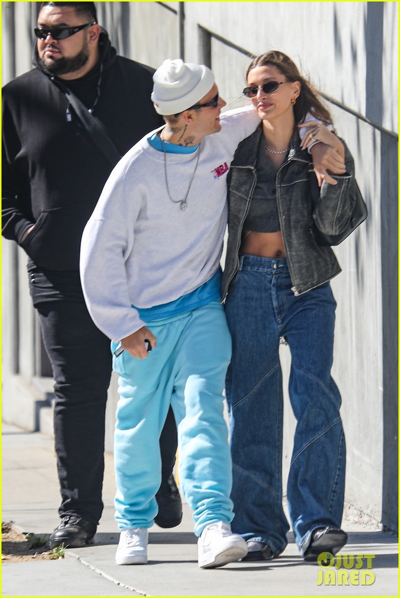 hailey bieber steps out with justin bieber after recent hospitalization 46