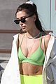 hailey bieber wears neon workout outfit to pilates class 02