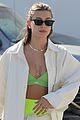 hailey bieber wears neon workout outfit to pilates class 04