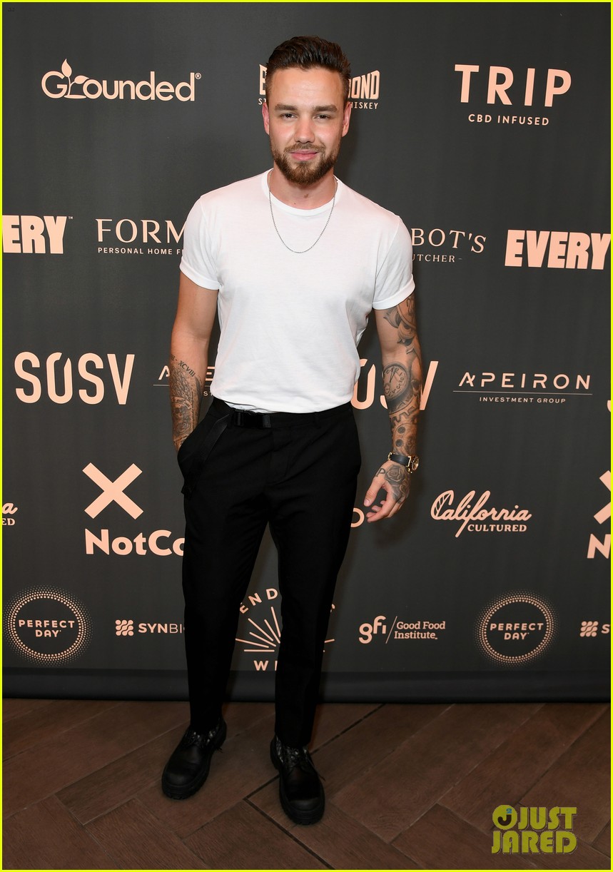liam payne maya henry step out for taste the future luncheon in la 01