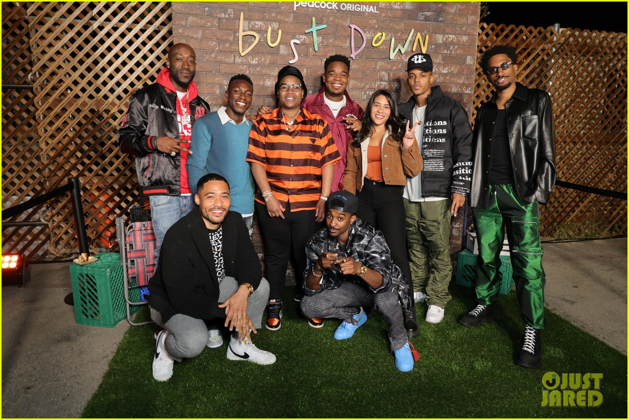 saved by the bell bel air stars attend launch of new series bust down after family feud 19
