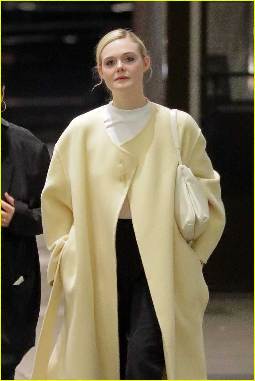 elle fanning grabs dinner with lucy liu in nyc 11