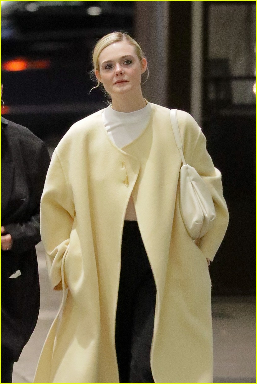 elle fanning grabs dinner with lucy liu in nyc 13