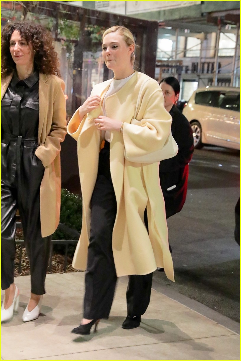 elle fanning grabs dinner with lucy liu in nyc 14