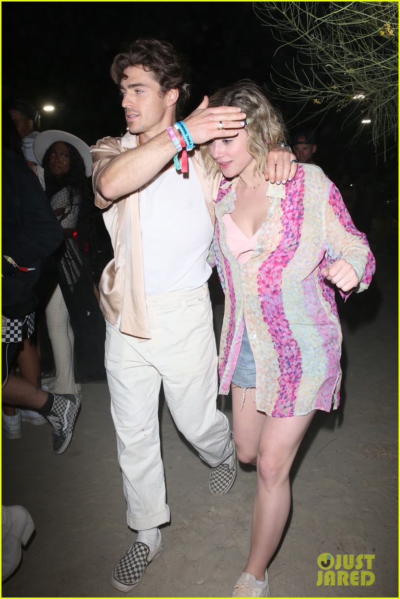 lili reinhart leaves neon carnival with mystery man 07