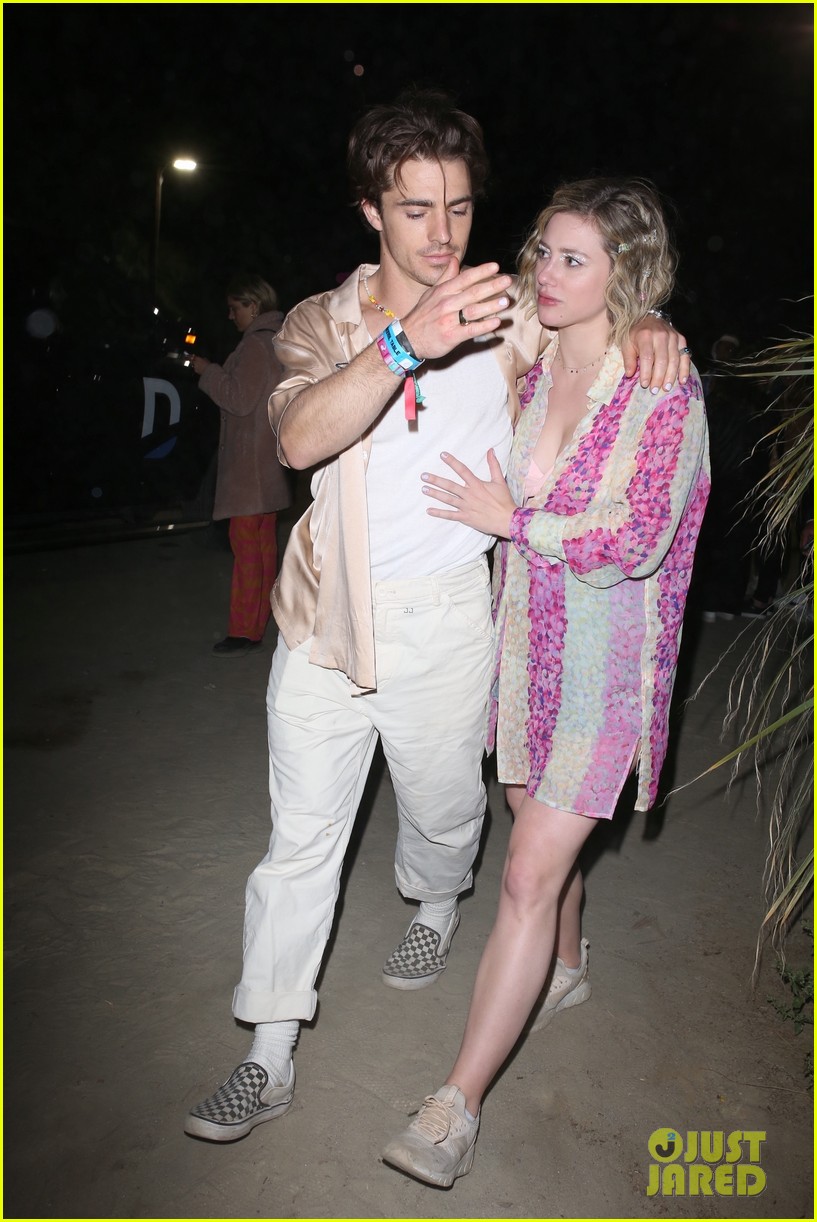 lili reinhart leaves neon carnival with mystery man 09