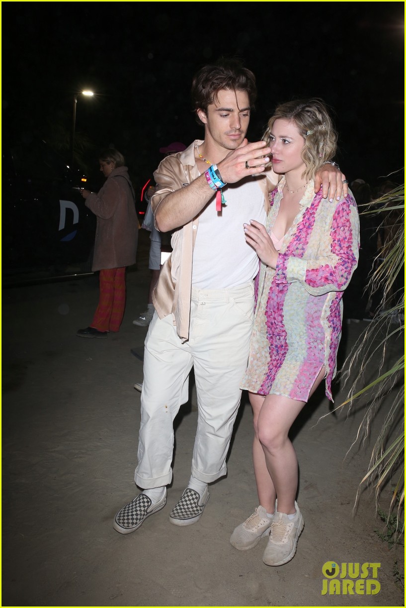 lili reinhart leaves neon carnival with mystery man 10