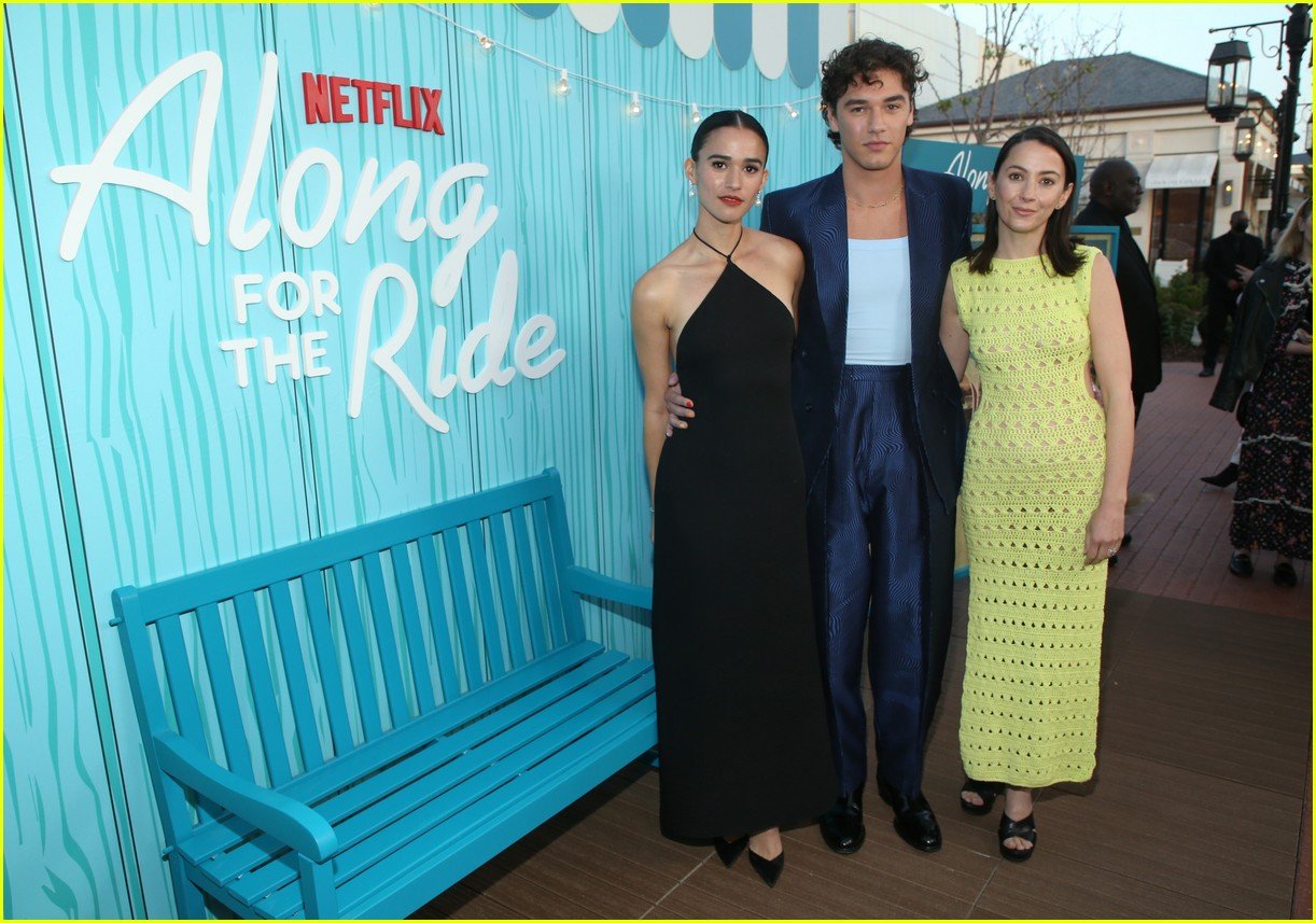 emma pasarow belmont cameli premiere new netflix movie along for the ride 46