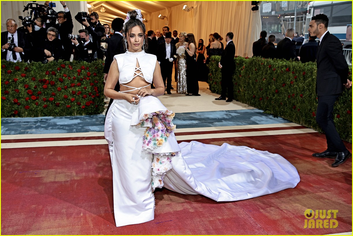 camila cabello wears a pop of flowers for the met gala 2022 05
