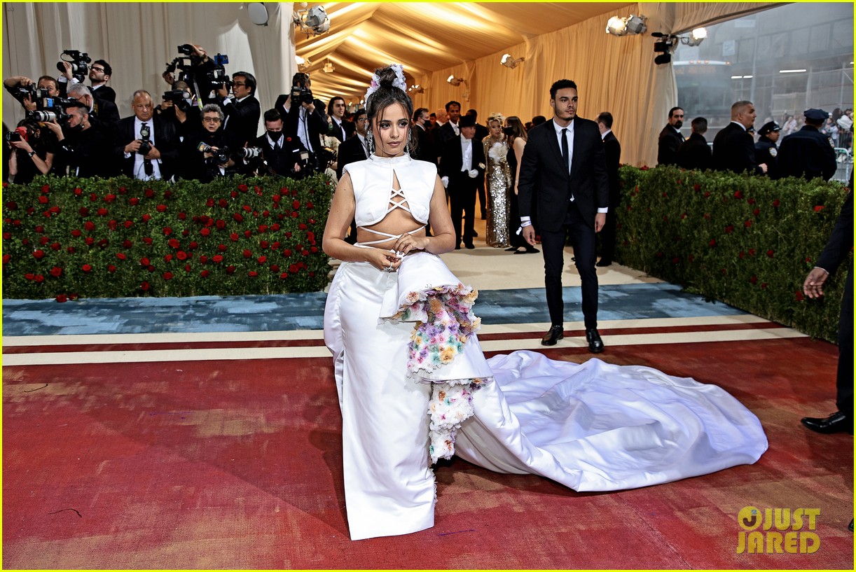 camila cabello wears a pop of flowers for the met gala 2022 12