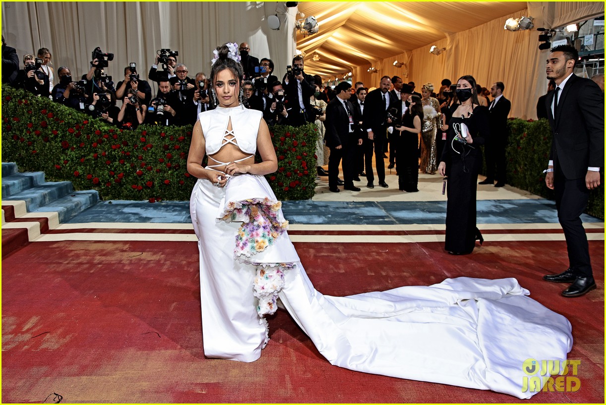 camila cabello wears a pop of flowers for the met gala 2022 14