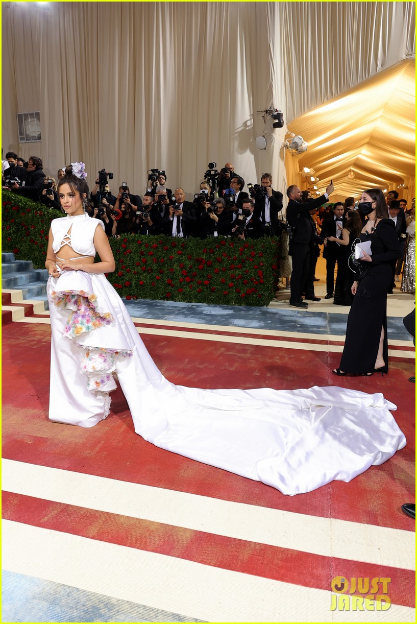 camila cabello wears a pop of flowers for the met gala 2022 15