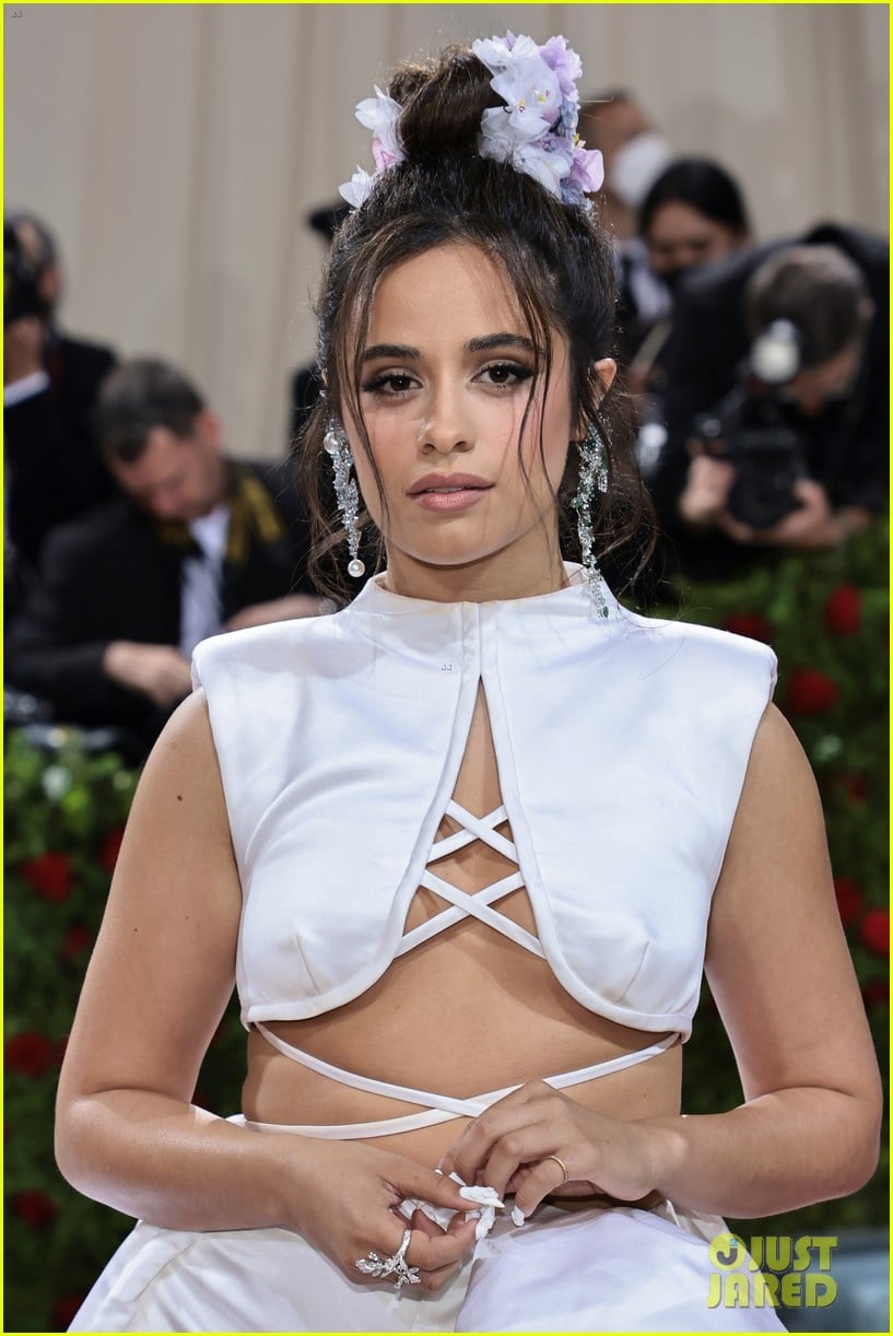 camila cabello wears a pop of flowers for the met gala 2022 16