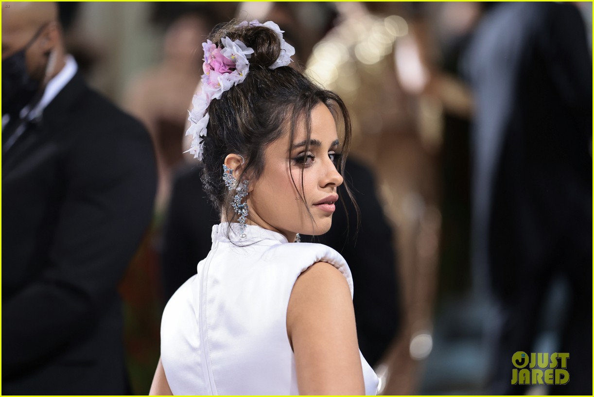 camila cabello wears a pop of flowers for the met gala 2022 23