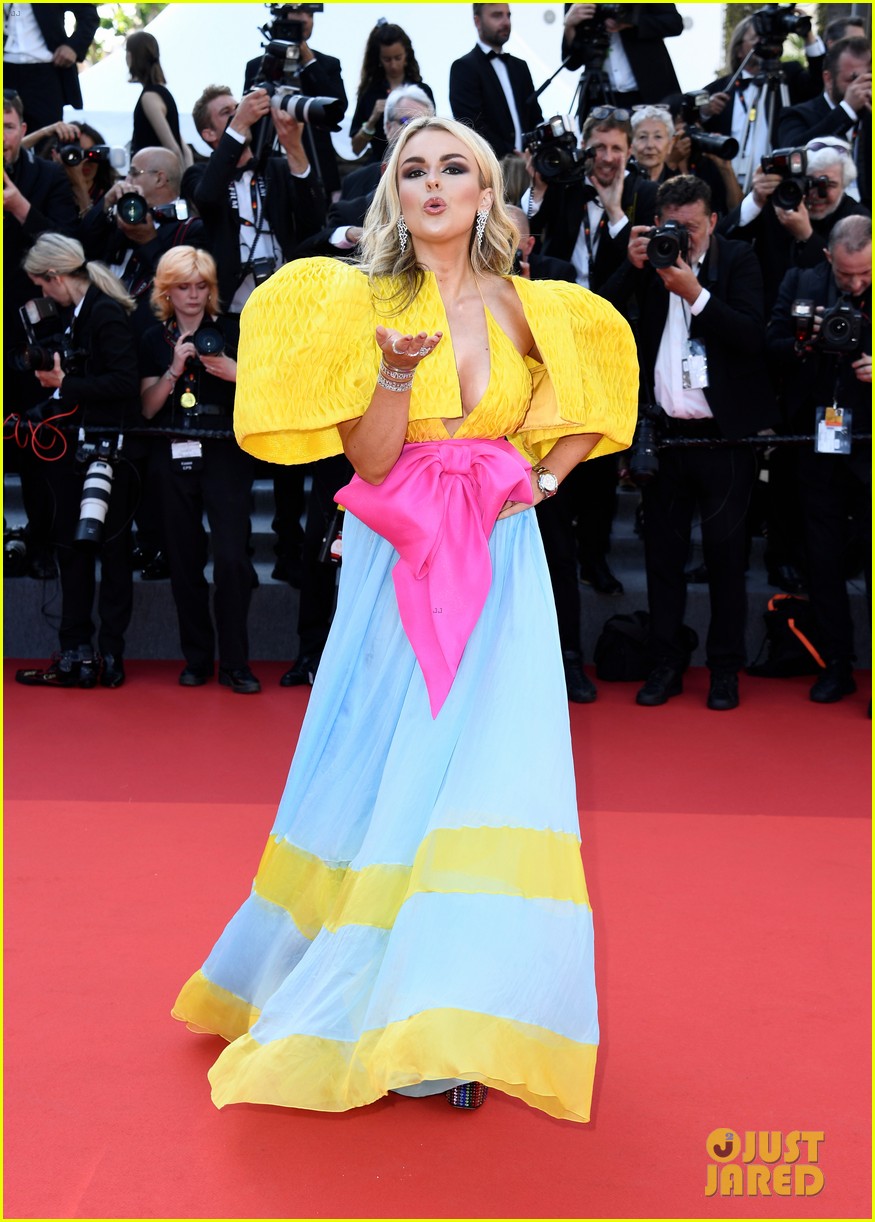 katherine langford shines in sillver at cannes film festival opening ceremony 30
