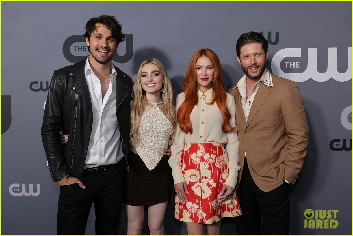 meg donnelly drake rodger tease upcoming the winchesters series at cw upfronts 17