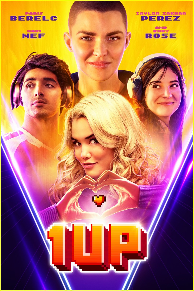 paris berelc ruby rose taylor zakhar perez star in 1up gamer movie trailer 07