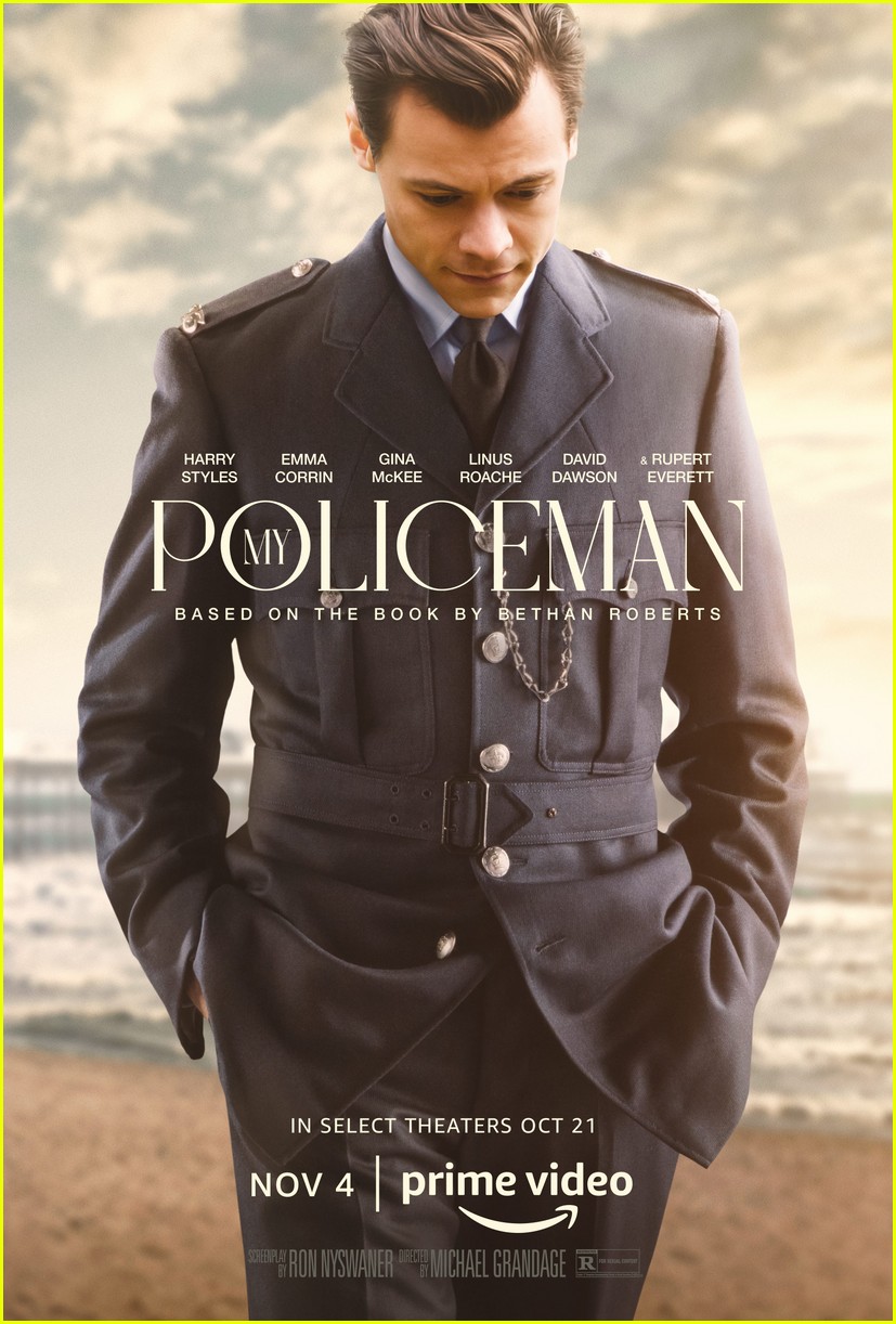 harry styles is in a love triangle in first my policeman teaser trailer 02