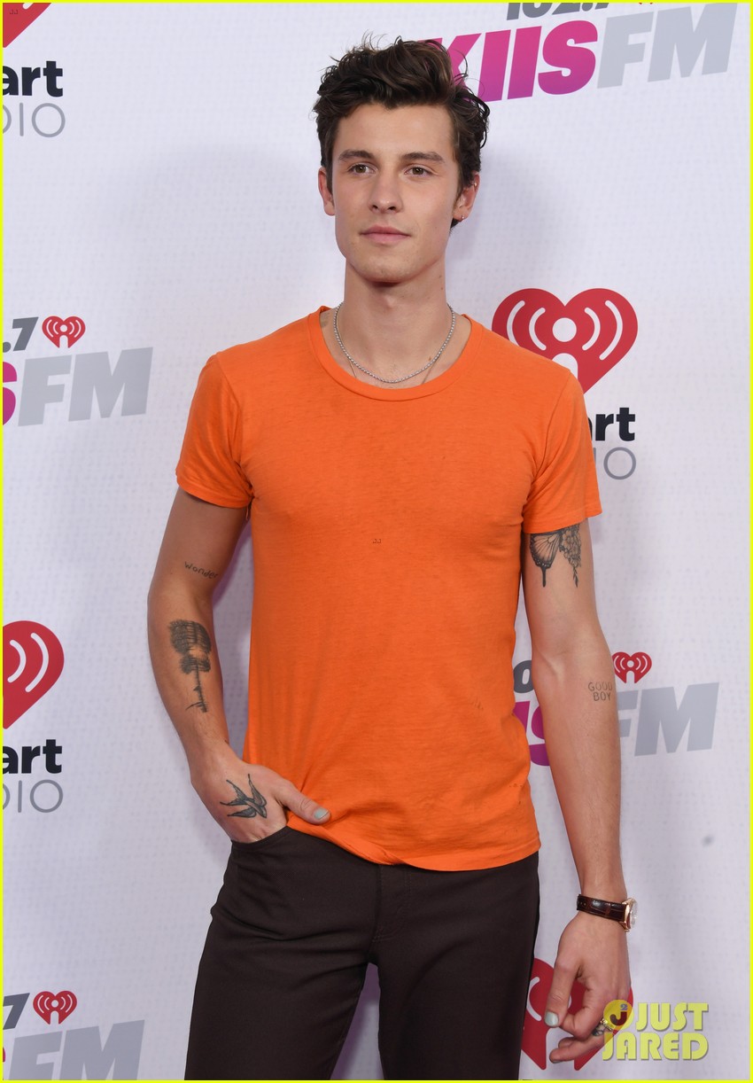 shawn mendes wears orange to show support for ending gun violence 02