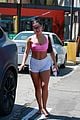 addison rae dons hot pink top for workout 01
