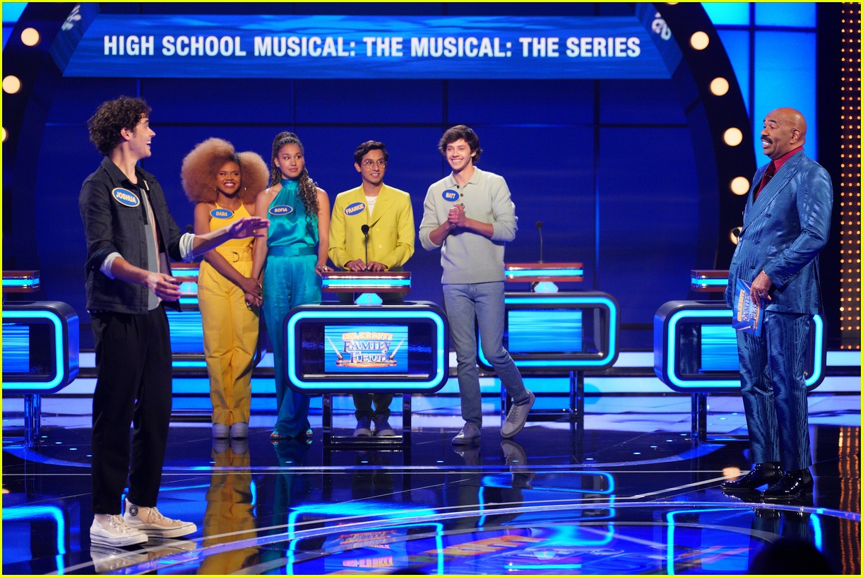 high school musical cast beats never have i ever on celebrity family feud 02