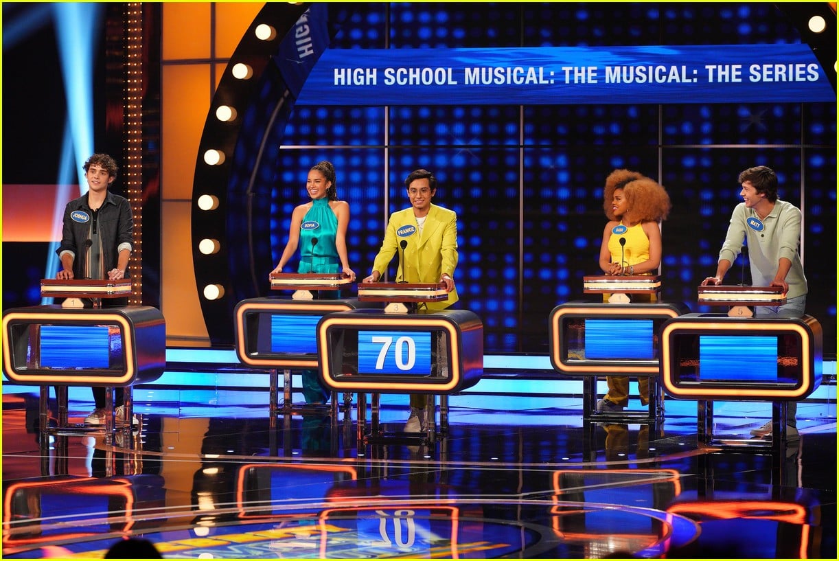 high school musical cast beats never have i ever on celebrity family feud 04