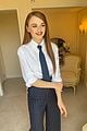 joey king suits up for bullet train press in france 11.