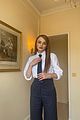 joey king suits up for bullet train press in france 15.