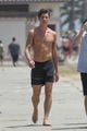shawn mendes goes shirtless for walk with friends 12