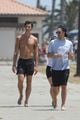 shawn mendes goes shirtless for walk with friends 32